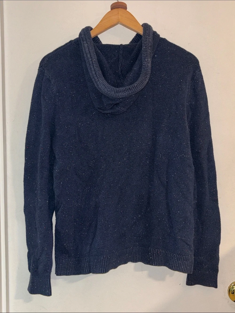🥤Hollister Speckled Knit Hoodie